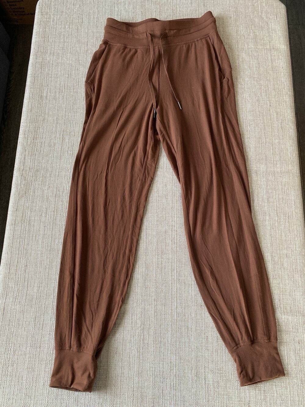 Lululemon Ready to Rulu Jogger Redwood Brown Drawstring Pants Size 4